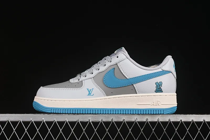All categories Nk Air Force 1 Air Force series Nk Air Force 1 Low Air Force low-top Nike Air Force 1'07 Low LV joint gray and blue bottom Air Force 1 low-top casual sneakers JJ2508-704
